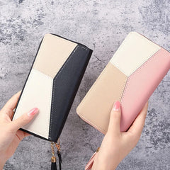 Girls Women's Fashion Zipper Wallets Long Purses Handbags Coin