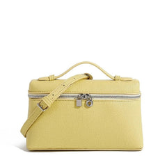 Premium sense of niche lychee grain shoulder bag simple fashion
