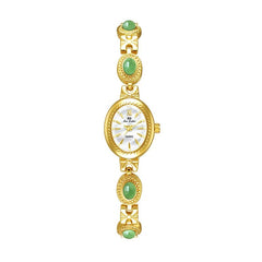 Oval Gold Women Watches Luxury Brand Dress Casual Quartz Small