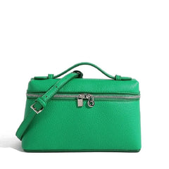Premium sense of niche lychee grain shoulder bag simple fashion
