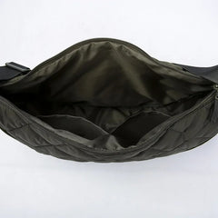 Waist Half Moon Belt Bag Solid Color Crossbody Bag Large Capacity