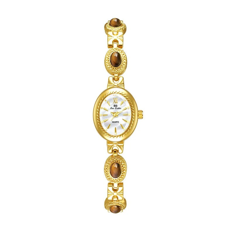 Oval Gold Women Watches Luxury Brand Dress Casual Quartz Small