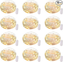 Fairy Lights Waterproof Silver Wire Firefly Starry Moon Lights
