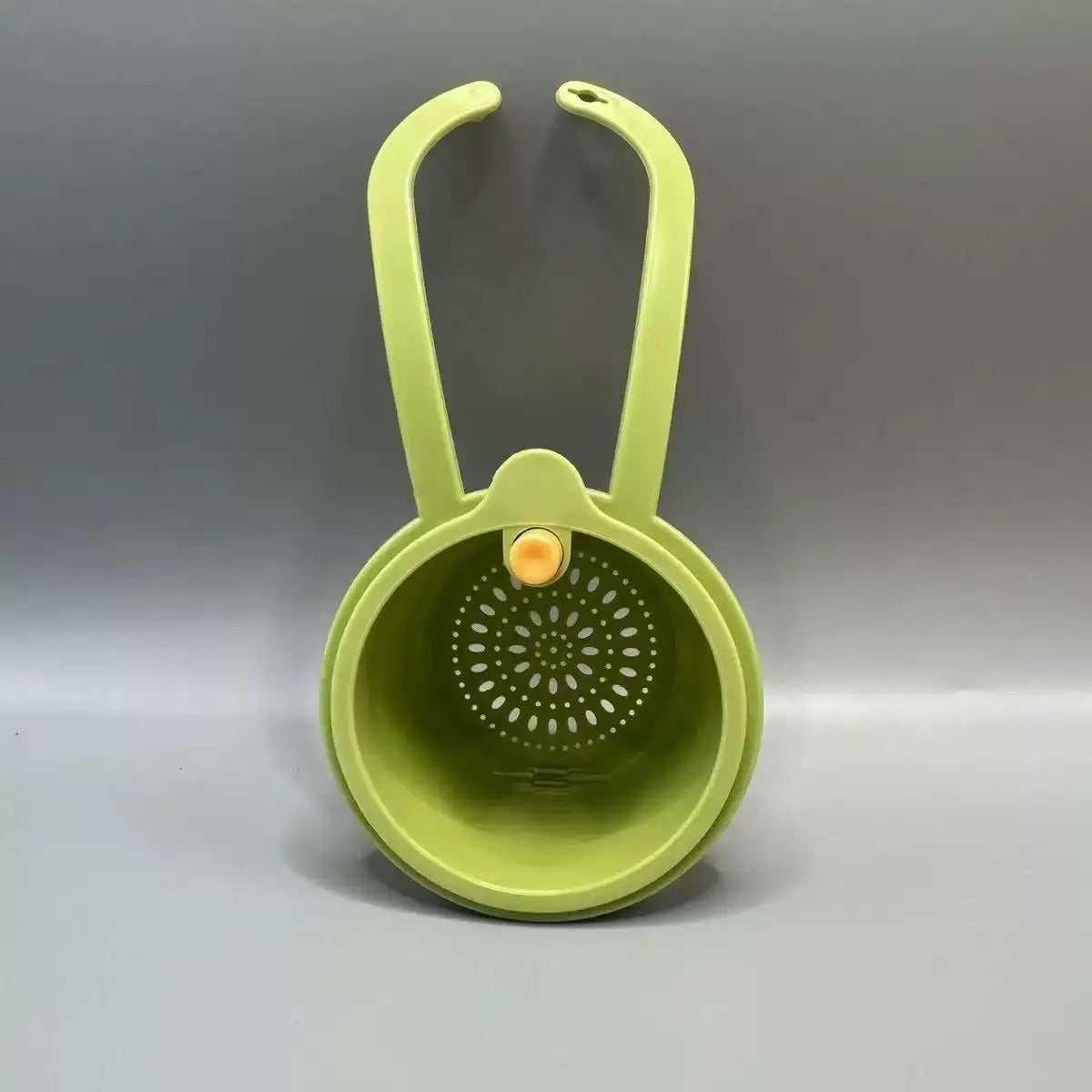 Press-Type Drain Basket: Food Strainer & Sink Organizer
