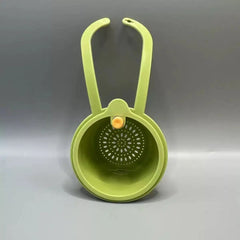 Press-Type Drain Basket: Food Strainer & Sink Organizer